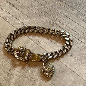Juicy Couture Bracelet Gold Buckle